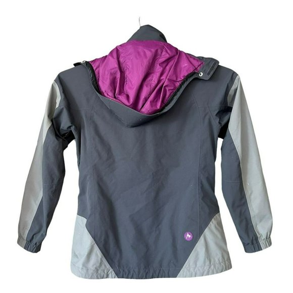Marmot Purple Polyester Kate Outdoor Full Zip Vest Womens L - Picture 3 of 5